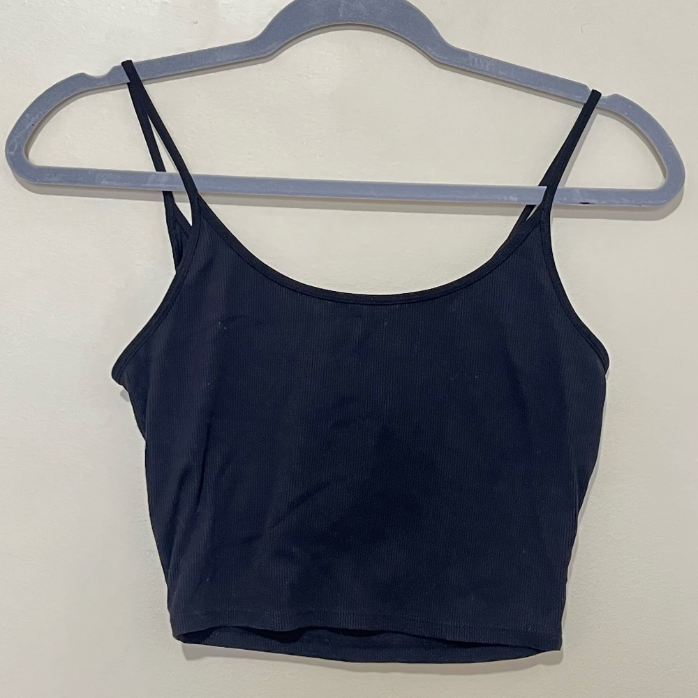 Athleta | Powervita Rib Twist Tank | Black | XS